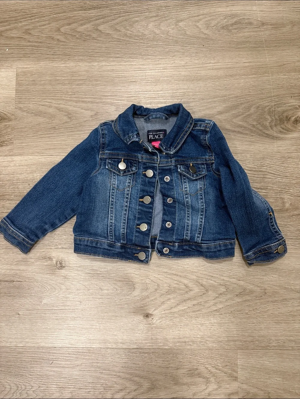 The Children's Place Dark Blue Denim Jacket for Kids